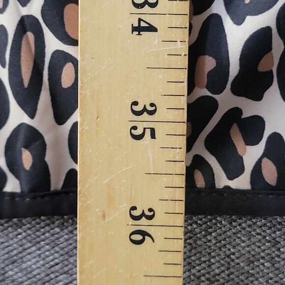 Dennis by Dennis Basso L Animal Print 7 Rain Trench Coat 728 - Picture 10 of 10